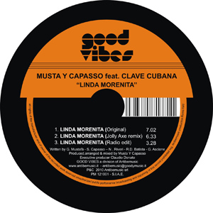 LINDA MORENITA - MUSTA Y CAPASSO FEAT.  CLAVE CUBANA